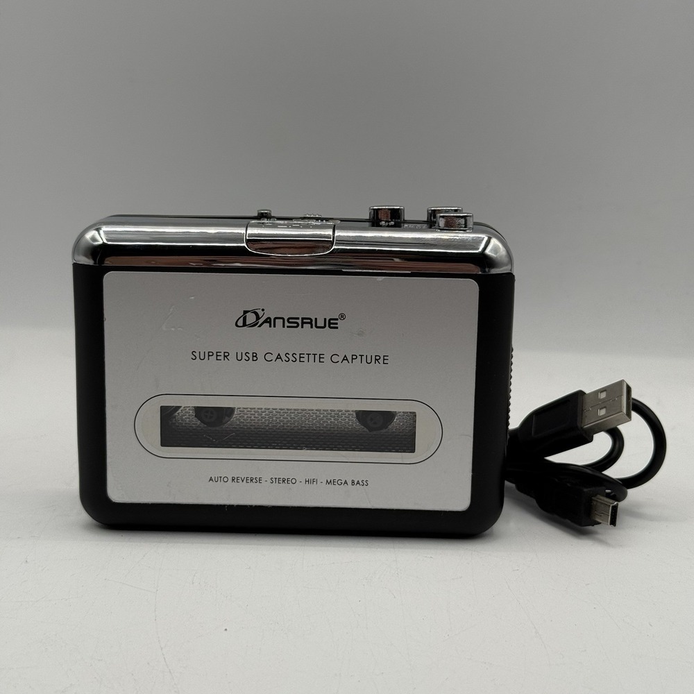 DANSRUE Super USB‎ Cassette To MP3 Tape Capture Digital Audio Media Converter